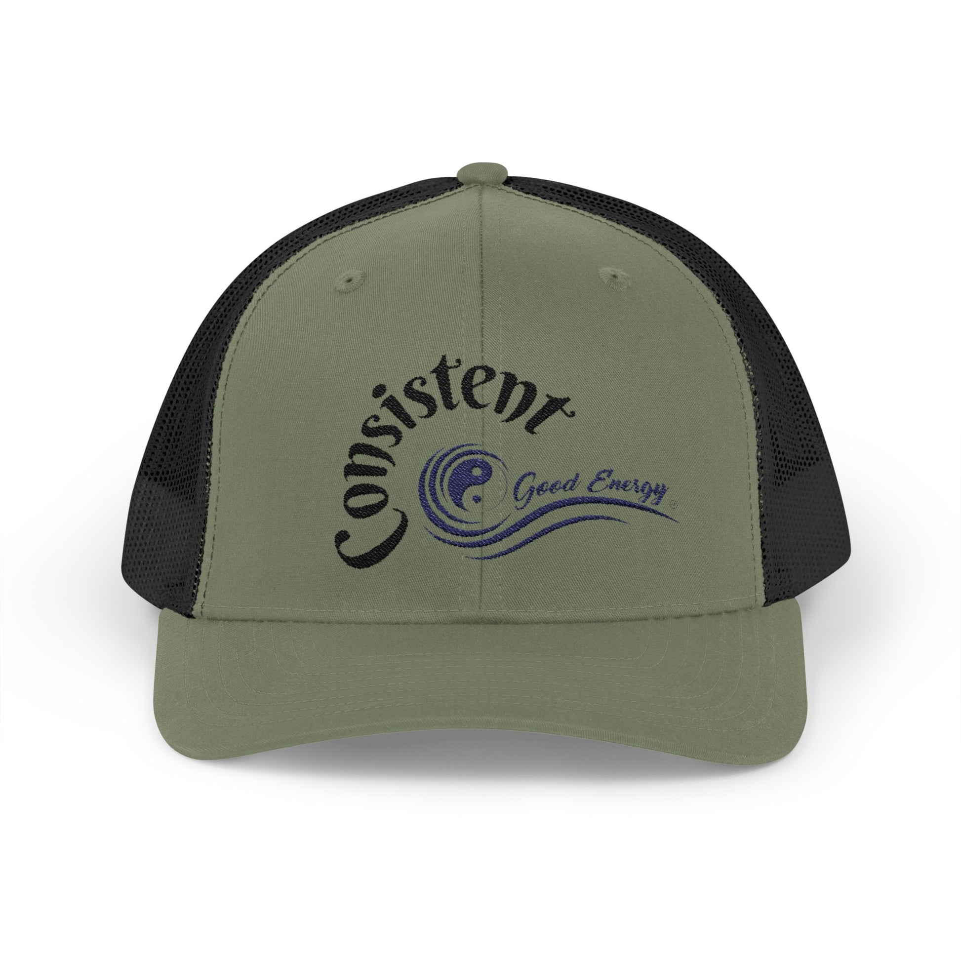 "Consistent" Good Energy Snapback Trucker Cap – Your Commitment to principles and values delivers results