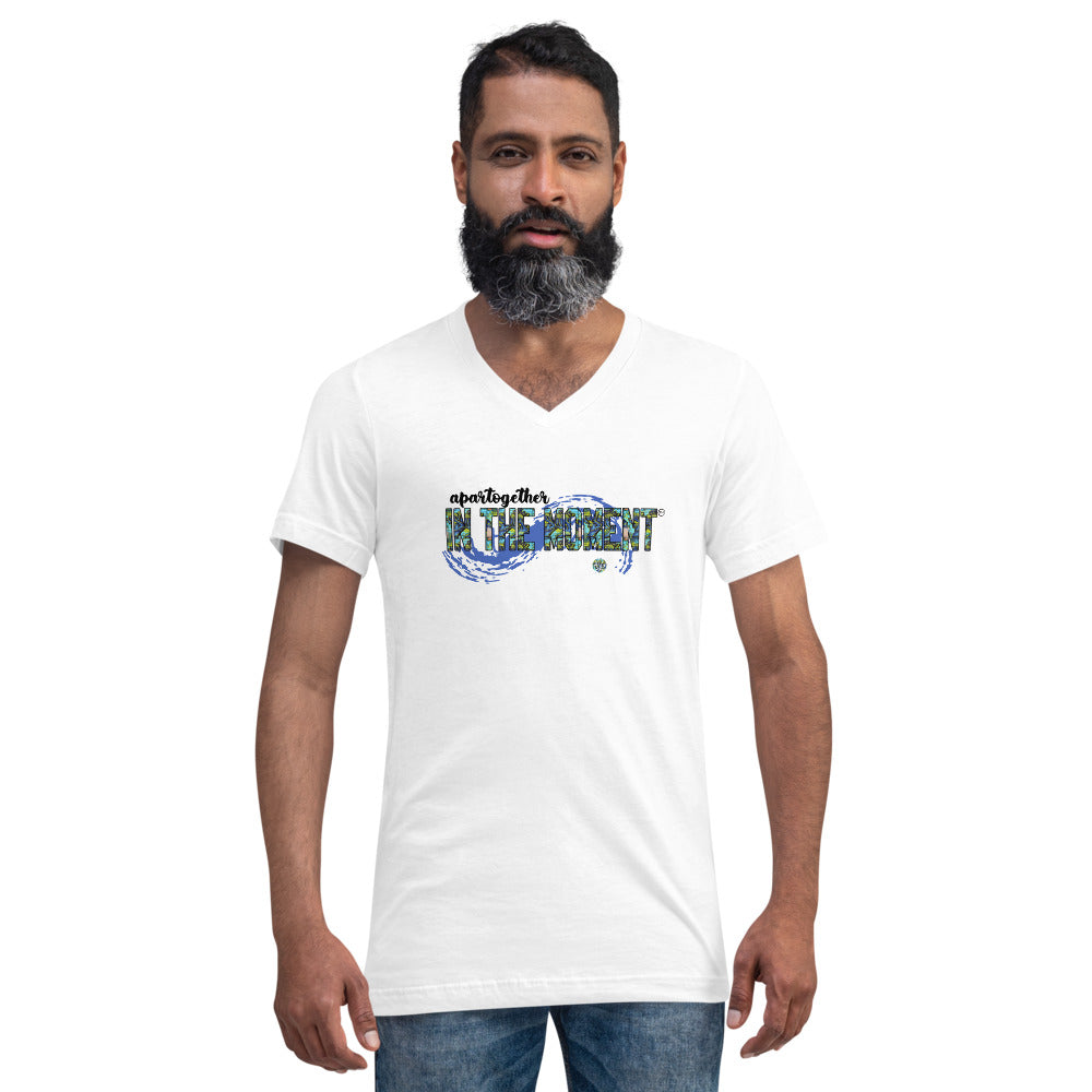 Apartogether Unisex Short Sleeve V-Neck T-Shirt