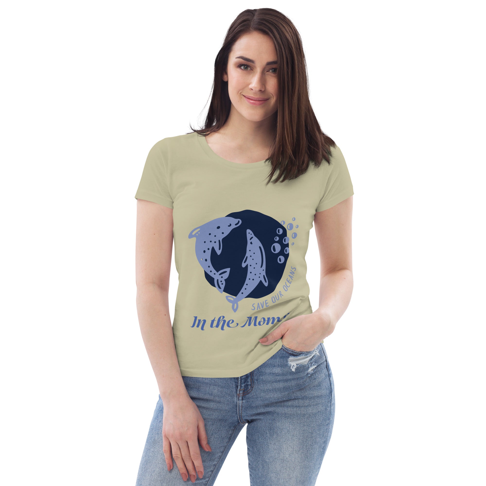 Save Our Oceans...In the Moment Women's fitted eco tee