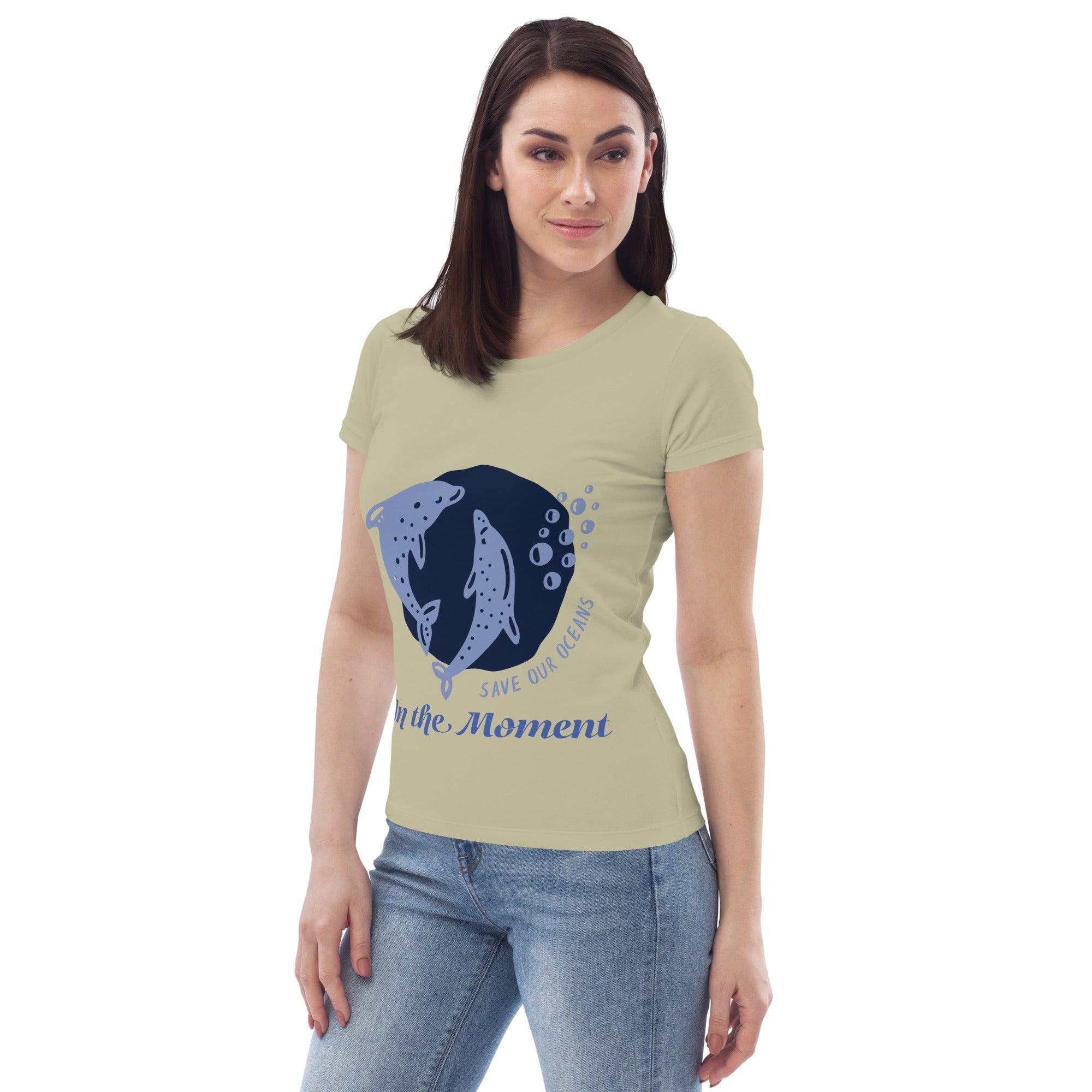 Save Our Oceans...In the Moment Women's fitted eco tee